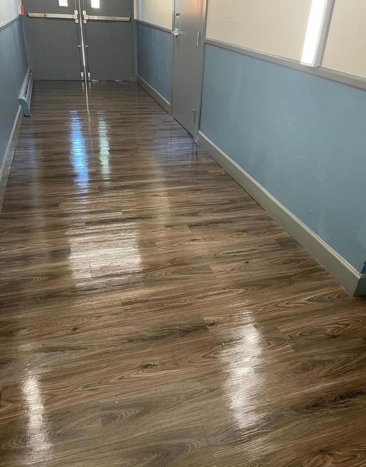 Clean hallway